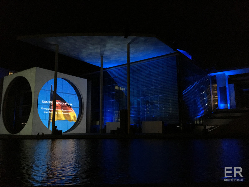 Reichstag Projektorkühlung 2017